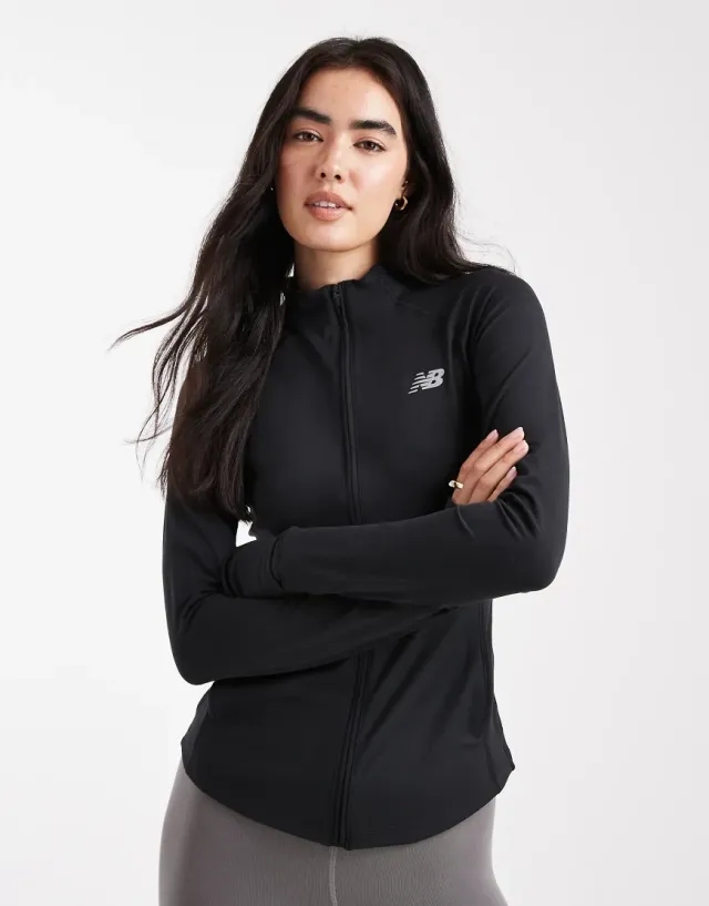 New Balance Nb Harmony Full Zip In Black