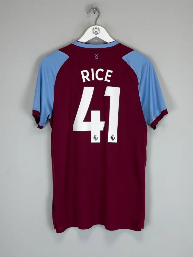 2020/21 WEST HAM RICE #41 HOME SHIRT (M) UMBRO | Cult Kits