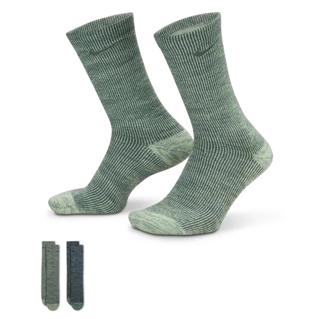 Nike Everyday Cushioned Crew Socks (2 Pairs) - Multi-Colour