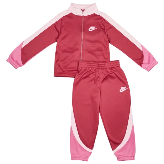 Nike Colour Block Unisex Tracksuits - Purple
