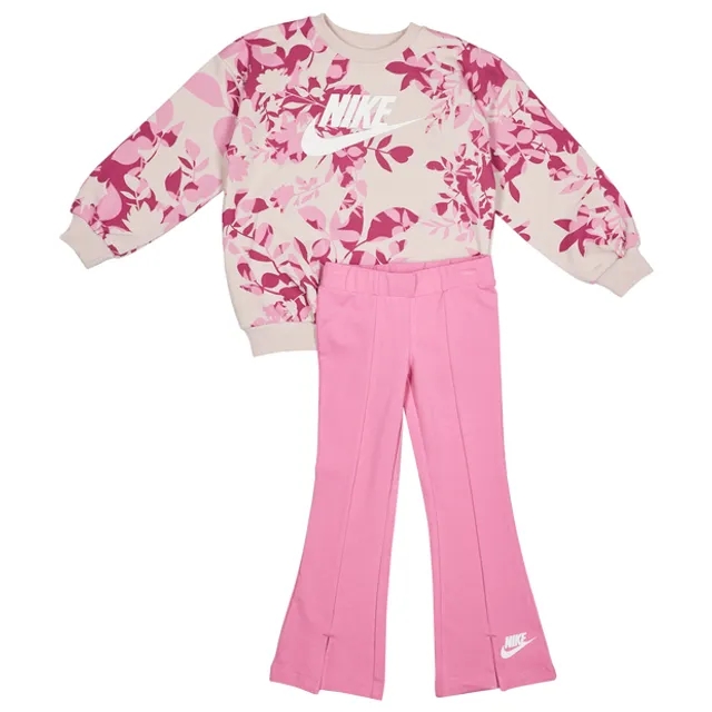 Nike Floral Unisex Tracksuits - Pink