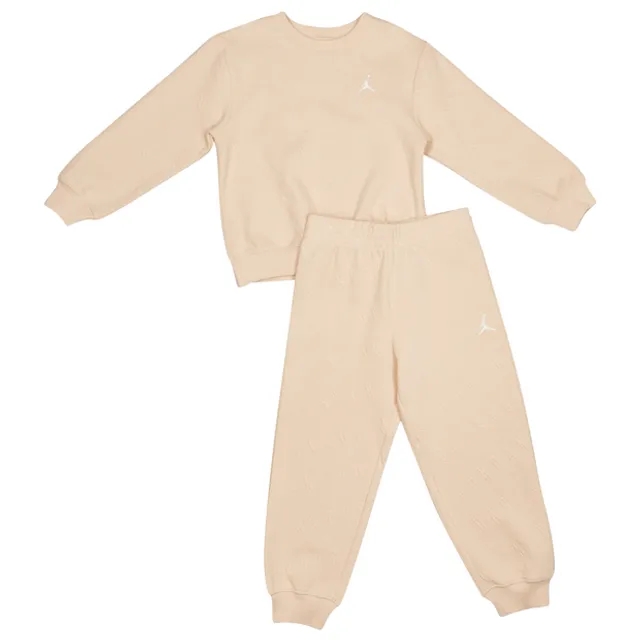 Jordan Bubble Knit Unisex Tracksuits - Beige