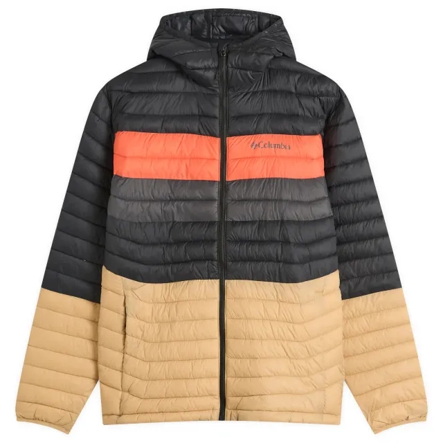 Columbia Men's Powder Pass™ Hooded Jacket Canoe/Black/Shark