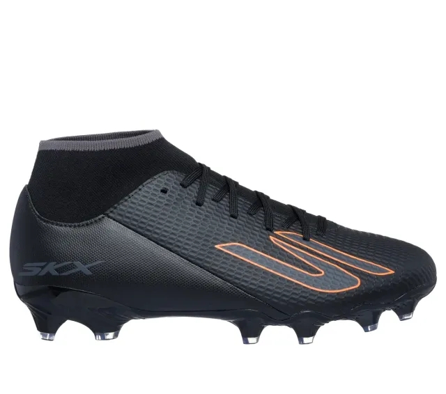 Skechers SKX_2 High Academy FG Shoes in Black/Orange