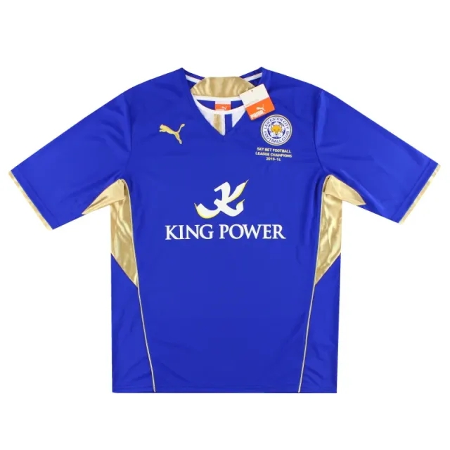 2013-14 Leicester Puma 'Champions' Home Shirt *w/tags* L - Leicester City / w/tags 