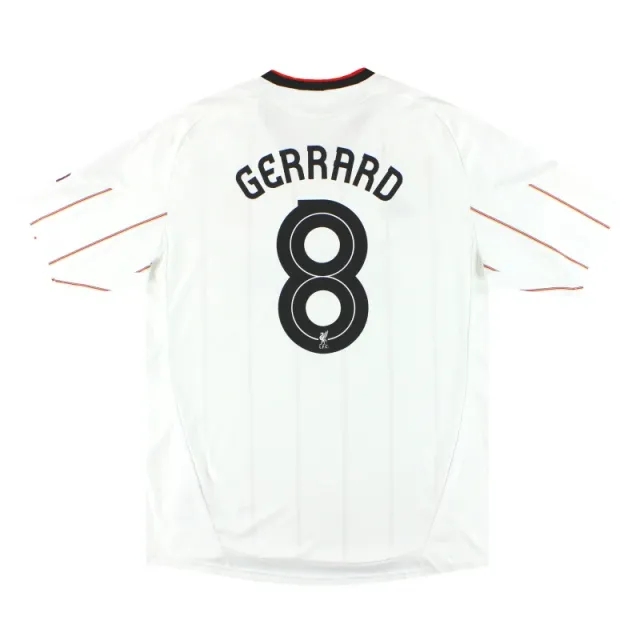 2010-12 Liverpool adidas Away Shirt Gerrard #8 XL - Liverpool / Excellent 