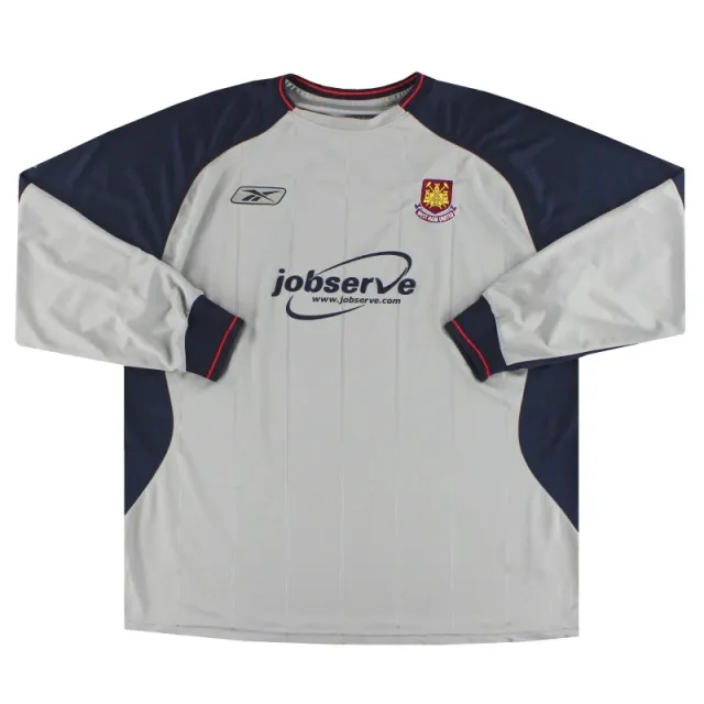 2003-04 West Ham Reebok Goalkeeper Shirt XL - West Ham / Excellent 