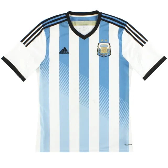 2013-15 Argentina adidas Home Shirt L - Argentina / Excellent 