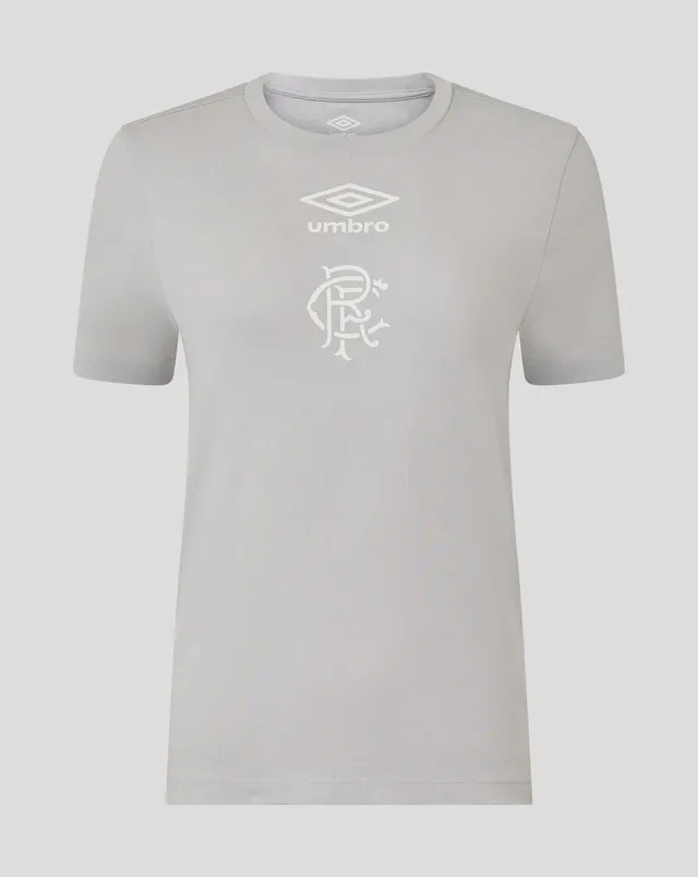 Castore Rangers Women's 25/26 Presentation Logo Tee - Caviar