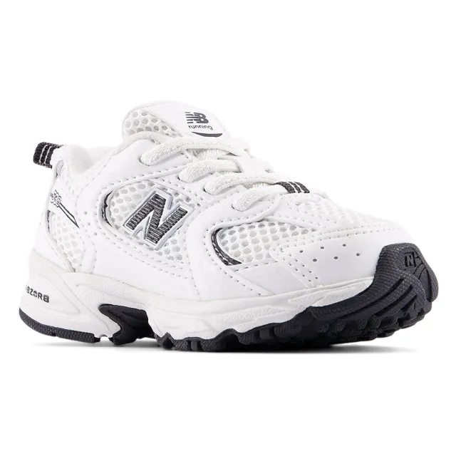 New Balance Infants' 530 BUNGEE in Grey/Black Synthetic