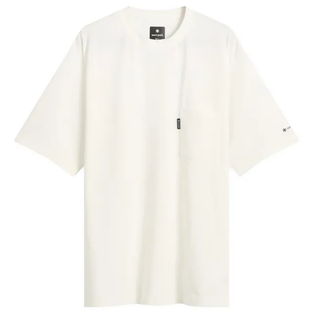 Snow Peak Men's Pocket T-Shirt Off White