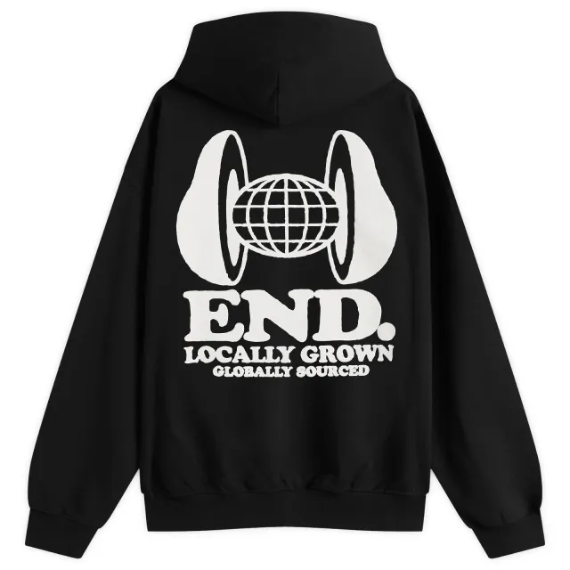 END. Locally Grown Hoodie Black