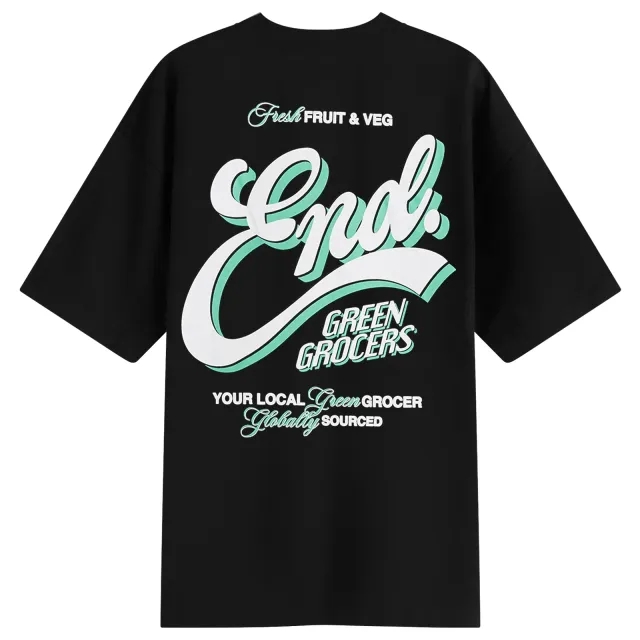 END. Outdoor Sign T-Shirt Black