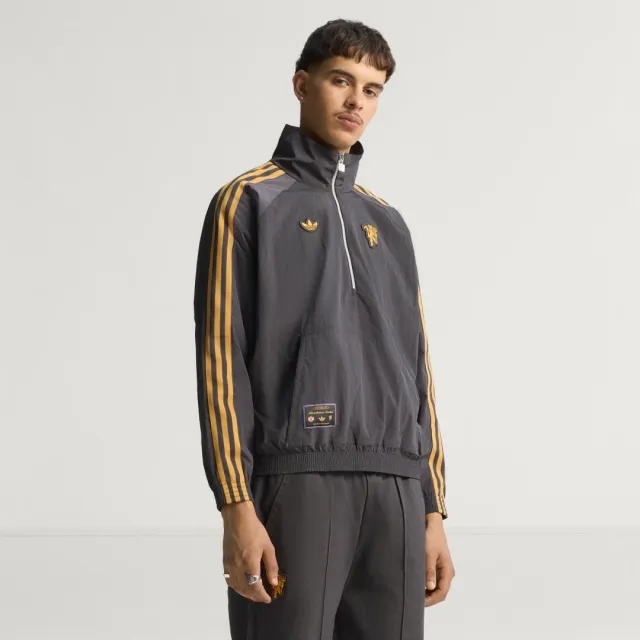 adidas Manchester United Terrace Icons Half-Zip Jacket