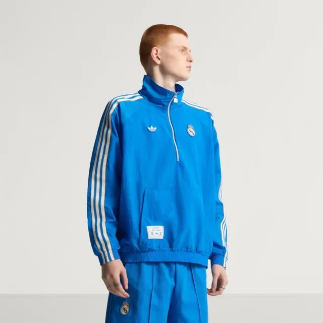 adidas Real Madrid Terrace Icons Half-Zip Jacket