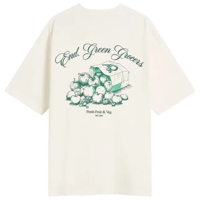 END. Fresh Produce T-Shirt Ecru