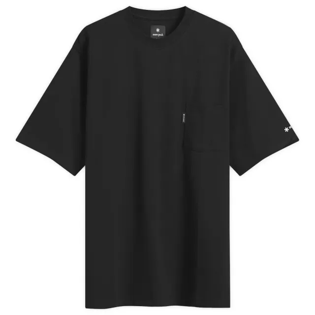 Snow Peak Men's Pocket T-Shirt Black