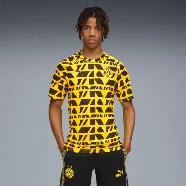 PUMA Borussia Dortmund Pre-Match Jersey Men, Faster Yellow/Black, size 3XL