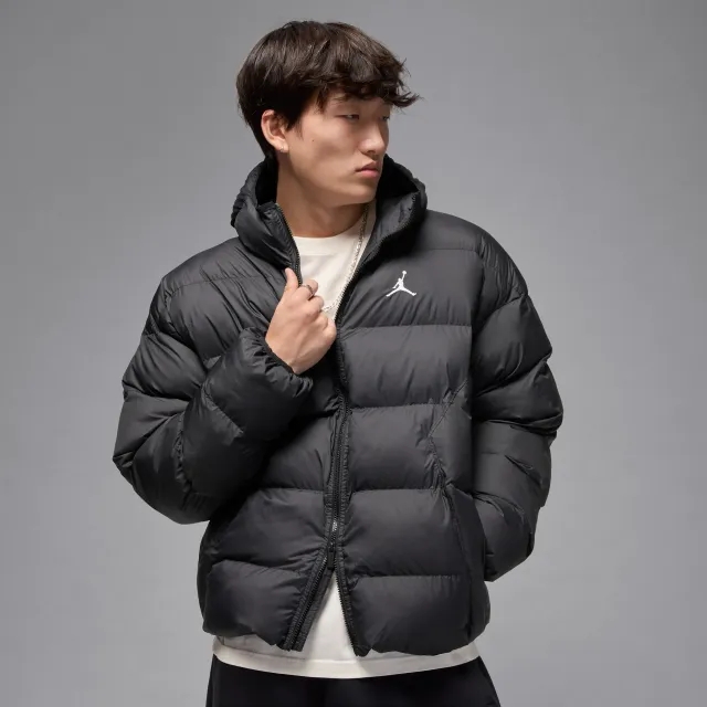 Nike Jordan Brooklyn Men's Therma-FIT Puffer Jacket - Black - Polyester