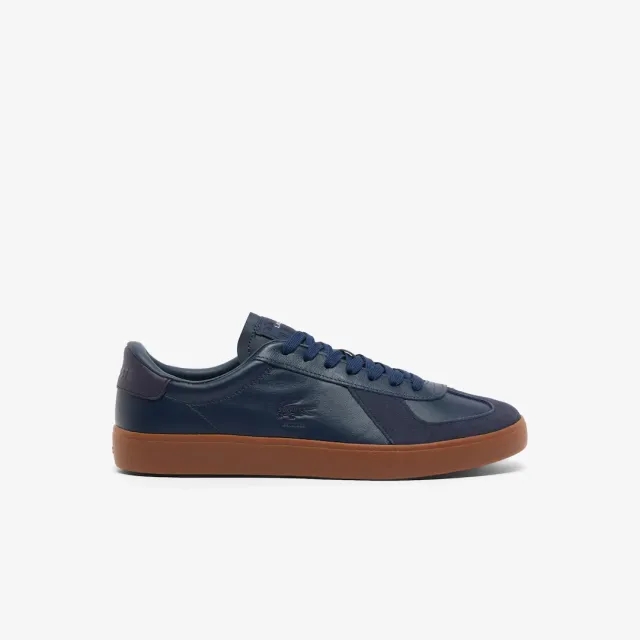 Lacoste Men's Baseshot Pro Leather Sneakers - Navy / Gum