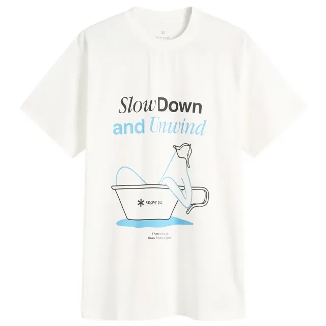 Snow Peak Men's Relaxation T-Shirt Off White