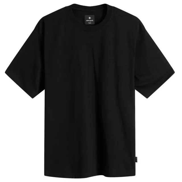 Snow Peak Men's Back Printed Logo T-Shirt Black
