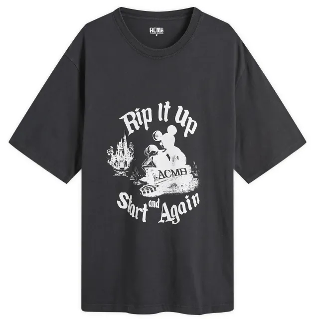 ACMH by Magic Castles Men's Rip It Up T-Shirt Vintage Black