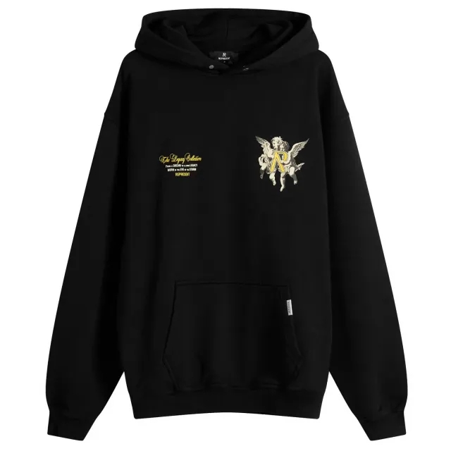 Represent Men's Legacy Cherubs Hoodie Jet Black