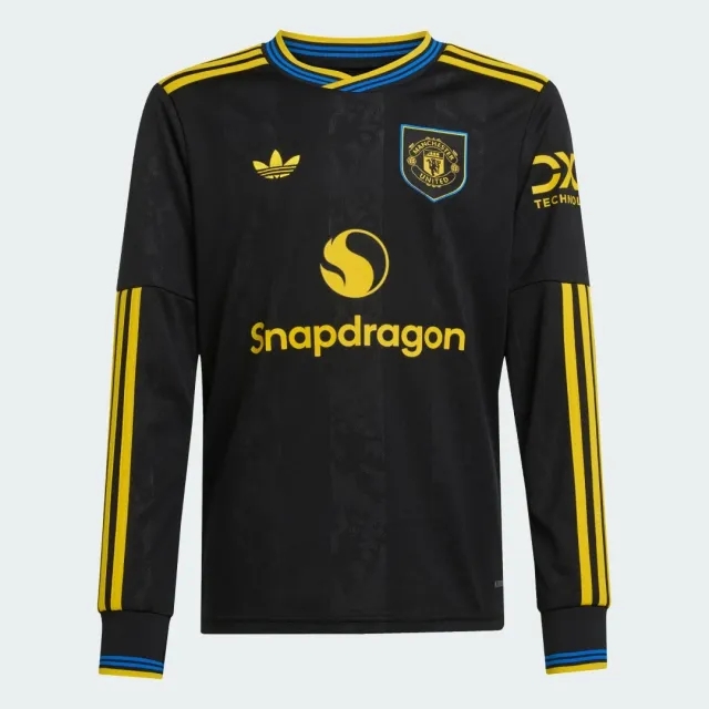 adidas Manchester United 25/26 Long Sleeve Third Jersey Kids