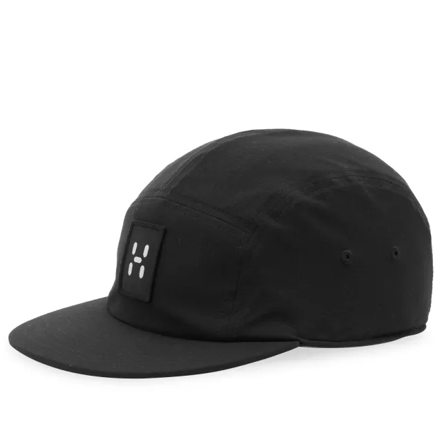 Haglöfs Men's Brand Five Panel Cap True Black Solid