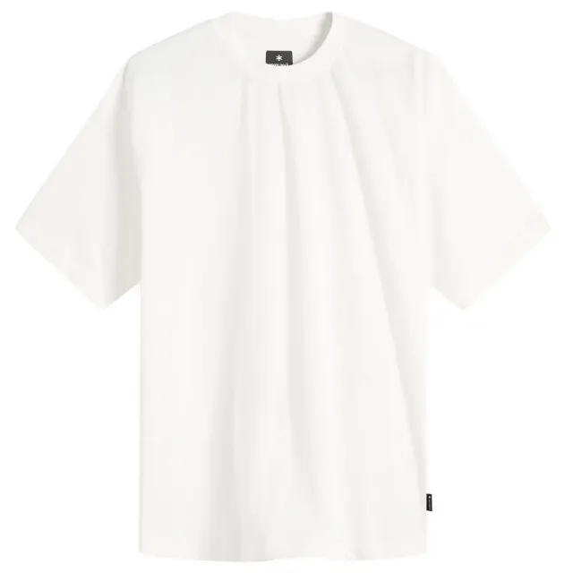 Snow Peak Men's Back Printed Logo T-Shirt Off White