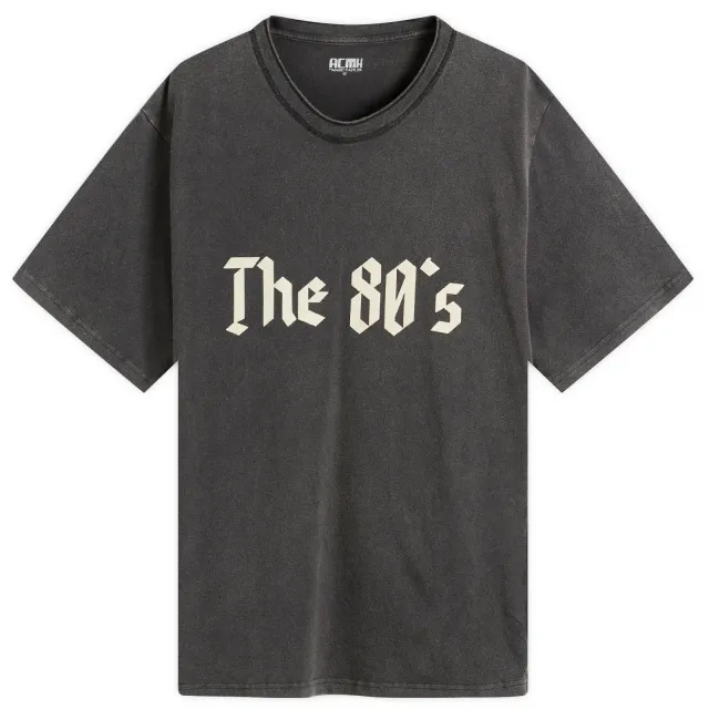 ACMH by Magic Castles Men's The 80'S T-Shirt Strong Vintage Black