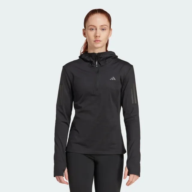 adidas Own The Run Winterized Hooded Half-Zip