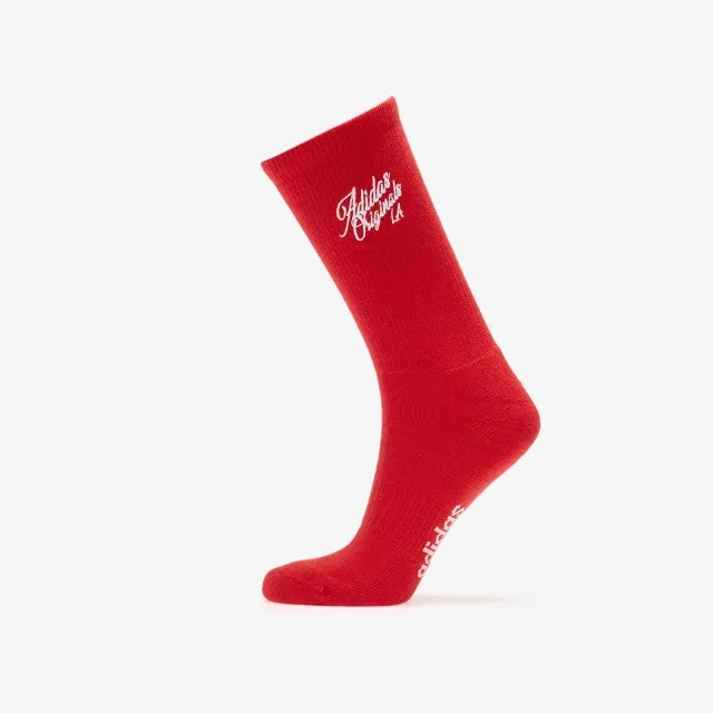 Adidas Santee Alley Slouch Socks Vivid Red L