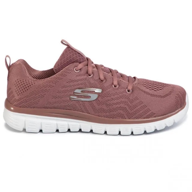 Skechers Women's Graceful - Get Connected Sneaker in Mauve