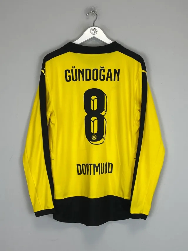 2015/16 DORTMUND GUNDOGAN #8 L/S HOME SHIRT (L) PUMA - CULT KITS