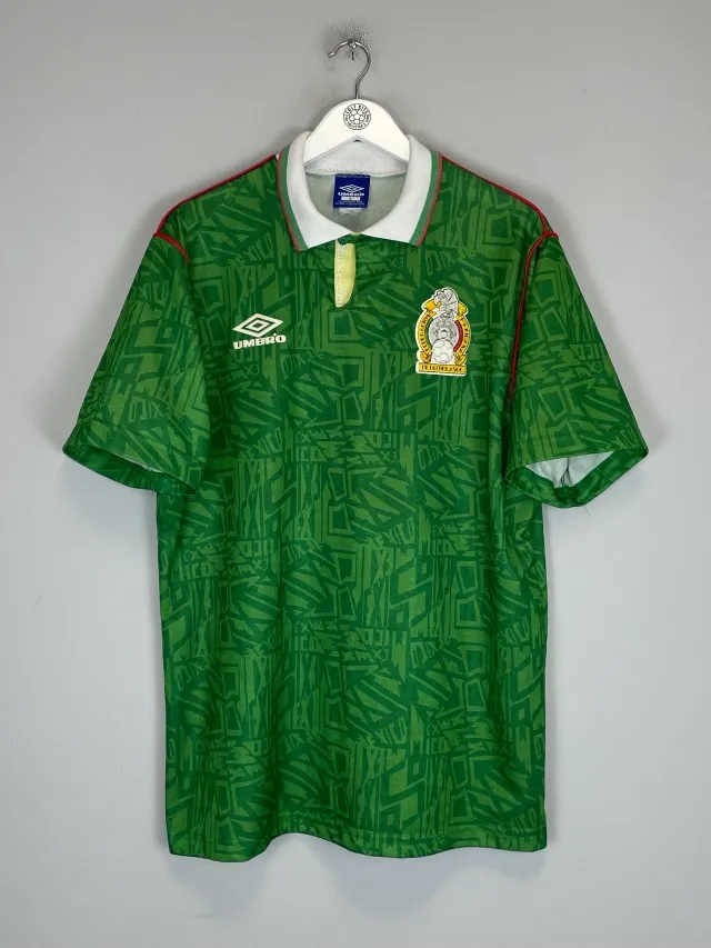1994 MEXICO HOME SHIRT (L) UMBRO - CULT KITS