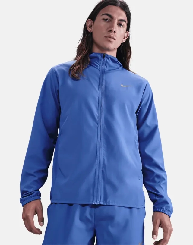 Men's Nike Form Woven Jacket in Blue/Silver 