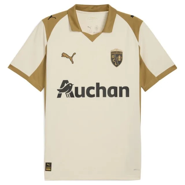PUMA Rc Lens 25/26 Third Jersey Men, Alpine Snow/Matte Gold, size 3XL