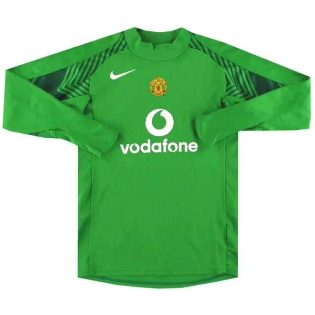 2004-05 Manchester United Nike Goalkeeper Shirt L.Boys - Manchester United / Excellent 
