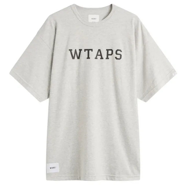 WTAPS Men's Academy Logo T-Shirt Ash Gray
