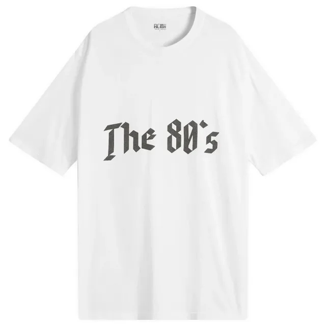 ACMH by Magic Castles Men's The 80'S T-Shirt White