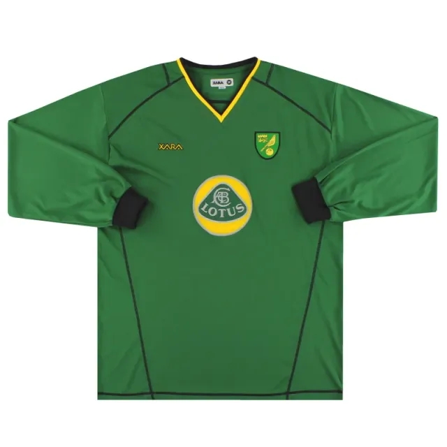 2003-04 Norwich City Away Shirt L/S XL - Norwich City / Excellent 
