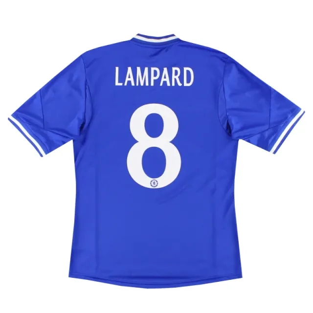 2013-14 Chelsea adidas Home Shirt Lampard #8 M - Chelsea / Excellent 
