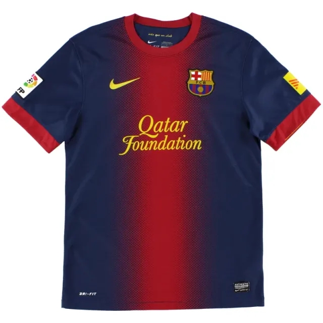 2012-13 Barcelona Nike Home Shirt XL - Barcelona / Excellent 