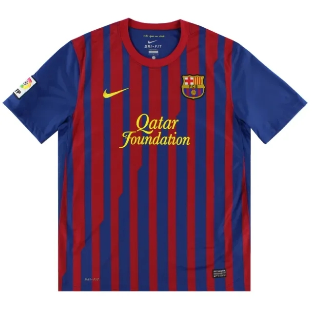 2011-12 Barcelona Nike Home Shirt M - Barcelona / Excellent 