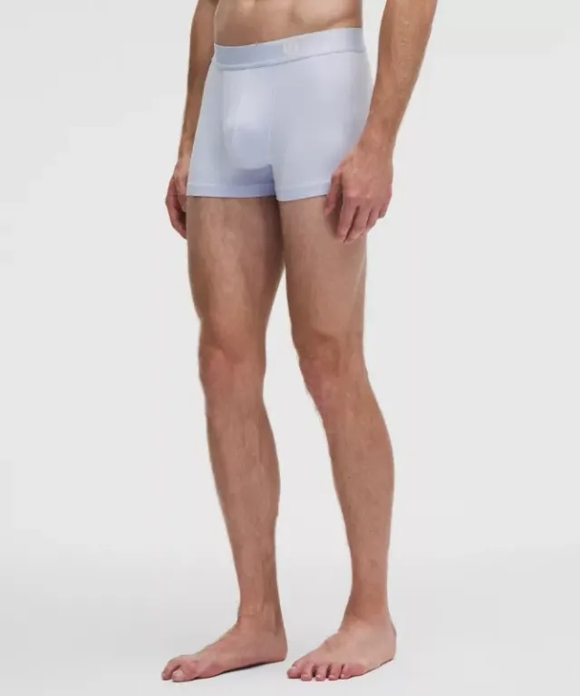 lululemon – Men's Always In Motion Boxers Briefs – 3" – Color Blue – Size Large
