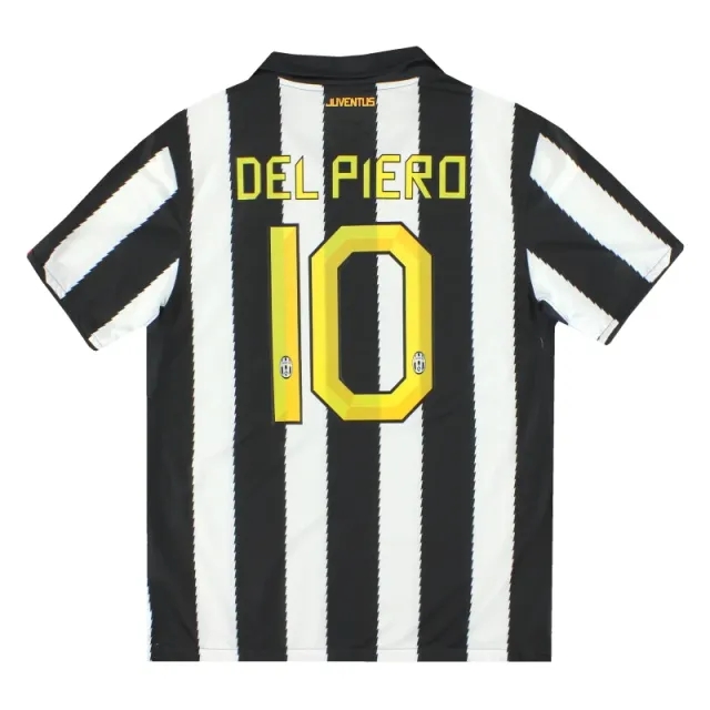 2010-11 Juventus Nike Home Shirt Del Piero #10 *Mint* M - Juventus / Mint 