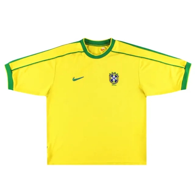 1998-00 Brazil Nike Home Shirt XL - Brazil / Good 