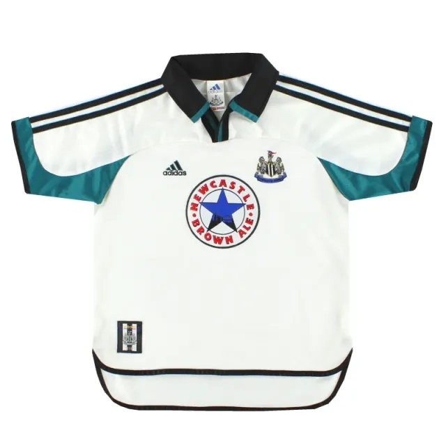 1999-00 Newcastle adidas Away Shirt L.Boys - Newcastle United / Very good 